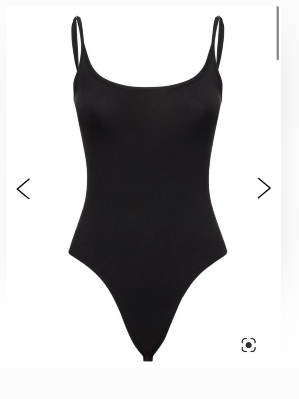 REVOLVE WeWoreWhat Black Scoop Neck Bodysuit